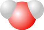 Water molecule: H2O