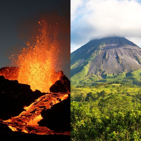 Habitability changes over time: a volcano can become a habitat for life