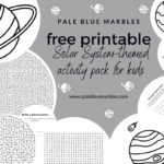 Free Solar System printable activity pack for kids