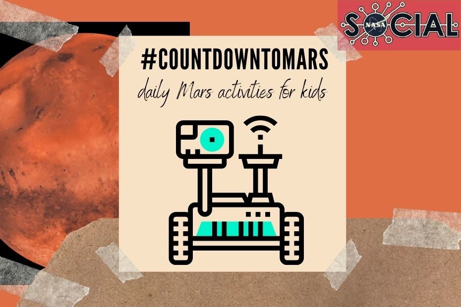 #CountdownToMars daily Mars activities for kids