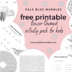 Free printable activity pack on flowers